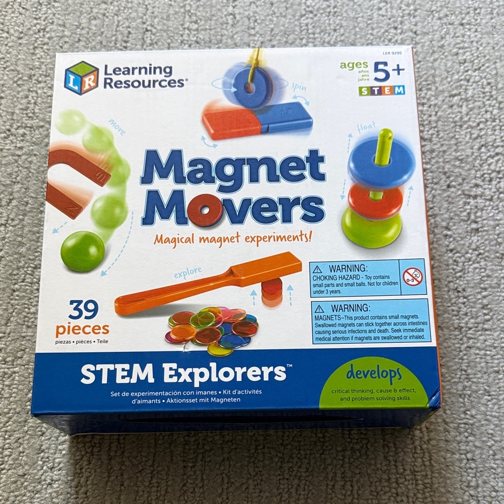 Learning Resources Magnet Explorers STEM Toy- Unopened